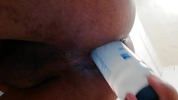 Preview 3 of Sex Pron 18 Year - Me masturbo con objeto en el culo
