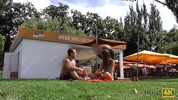 Preview 1 of Ange Venus Massage - HUNT4K. Attractive chick let horny hunter fuck her right in butthole