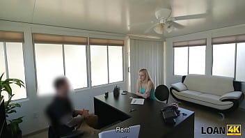 Preview 1 of Rape Actual - LOAN4K. Loan agent offers his help in exchange for passionate sex