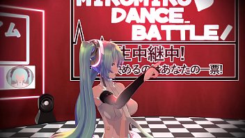 Preview 2 of Bd Com Sex - Append&#039_s Mikus in MMD Battle (With SEX) LAMB by [バッチモ]