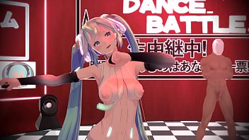 Preview 3 of Bd Com Sex - Append&#039_s Mikus in MMD Battle (With SEX) LAMB by [バッチモ]
