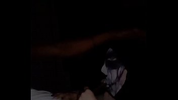 Preview 4 of Anal Frenzy 02 Devon - Cosply. Masked Snowbunny giving moster head. Slurping gagging deepthroat that BBC