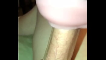Preview 3 of Free Orn - Horny girlfriend gets off fucking his cock with the new fleshlight she bought him