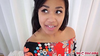 Preview 1 of W Xxxx Vib - Sexy ebony Loni Legend interracial deepthroat blowjob