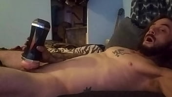 Preview 4 of English Blue Movie - Masturbating with my pocket pussy