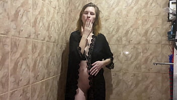 Preview 1 of Anal Punish Compilation - Ordinary girl with perfect tits masturbates under shower