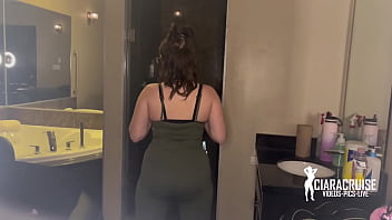 Preview 1 of Audrey Sax - CiaraCruisexxx Bodysuit Panty Try On - strip tease