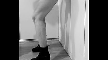 Preview 2 of Sex Videos Animal - I ride a GIANT dildo wearing my new BOOTS !!