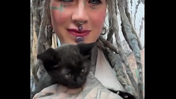 Preview 2 of Active Karina Kapoor Xx - Sweet little black kitty cat ??What&#039_s your favorite thing about black cats?#BlackKittyLove #Sweet #CatVibes #Psyla...