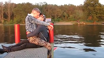 Preview 2 of Jharna Thap Sex - two hot gays kisses each other  with passion outdoor