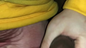 Preview 3 of Tied Boi Handjob Torture - Mikey... sexy blonde trans!