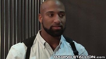 Preview 1 of Eufrat Mia - RagingStallion Hairy Black Investigators Sucking Some Dick