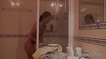 Preview 2 of Hanshikasex - Shower Spycam Catches Me Shaving - Lexi Dona