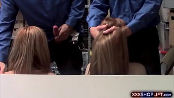 Preview 3 of Chinami Armpits - A shoplifter teen and her sexy stepmom get punish fucked