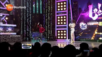 Preview 1 of Durin Roommate - Tamanna in White Skirt Thighs Spicy Stage Dance