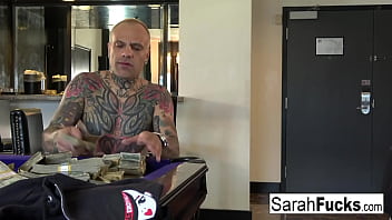 Preview 1 of Mandingo Wow - Car Jacker Sarah Jessie follows the guy to the Hotel room to fuck him!