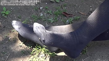 Preview 3 of Anl Xnxx - Socks fetish　A woman walking in a sandbox with socks