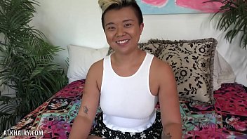 Preview 3 of Xxxxxxx Vidso Hd - Lulu Sparkle shows off her hairy legs and pussy