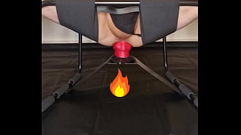Preview 4 of Mom And Sons Fuke - femboy knot fucked by rex on erotic chair