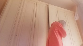 Preview 1 of Hot Sisca Mellyana Model - stepson maniac ! you hide the camera in your stepmother&#039_s room! u need a punishment