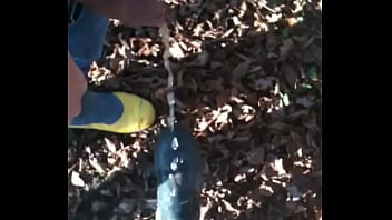 Preview 3 of Real Mom Pictures - Friend piss on my wellies