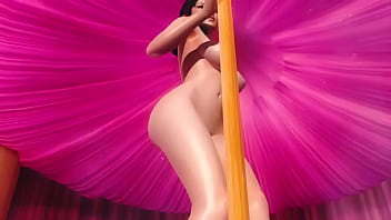 Preview 1 of Catutamu Pussy Tumblr - Dead or Alive 5 Gravure Studio Momiji Poledance