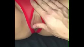 Preview 1 of Ana Brenda Contreras Video Porno - Fudendo a gostosa de calcinha vermelha e gozando em cima