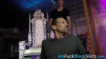 Preview 1 of Celebrity Shows Pussy - Ebony babe cum covered