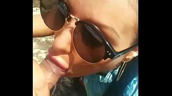Preview 4 of Tamilxxsex - Quick public blowjob at seashore filmed with a smartphone