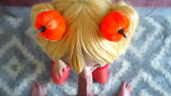 Preview 1 of Grecia Resendiz - prep Halloween ended with dick on my pussy - Sunako Kirishiki