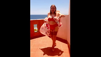 Preview 1 of Zirtpvoyk - Red Alert! Busty GILF Seduction Dances Up a Storm Compilation