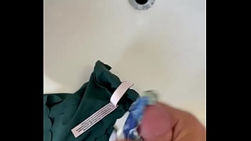 Preview 3 of Gay Fuck Strange - Brunette squirting on fucking machine in spa