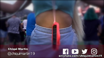 Preview 2 of Omegle Boy Teen - Tetas botando a c&aacute_ra lenta