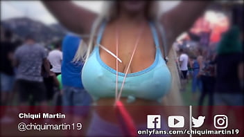 Preview 4 of Omegle Boy Teen - Tetas botando a c&aacute_ra lenta