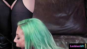 Preview 1 of Teenfools Com - Gagged dyke gets dominated by femdom