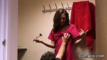Preview 2 of Awek Lancap Konek Pakwe - Hot doll gets jizz load on her face swallowing all the jizm