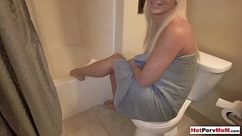 Preview 1 of Love On The Run - After showering MILF stepmom cleans stepsons cock too