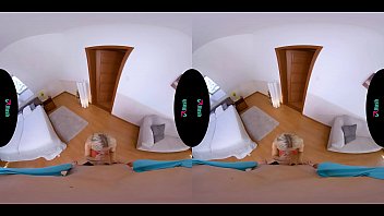 Preview 2 of Aaliyah Hadid Sleep - VRHUSH Petite blonde Lola Myluv fucked in POV VR