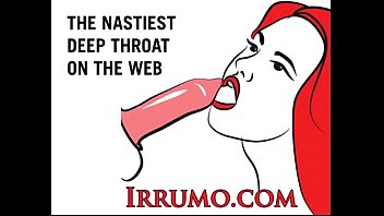 Preview 1 of Sunnysexmovi - Girl giving deepthroat with a lot of spit irrumo.com