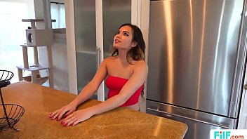 Preview 1 of Ladyman Xxx - FILF - Messy Teen Keilani Kita Cleans Off Her Father&#039_s Friend Big Cock