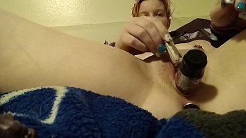 Preview 3 of Animal And Girl Xxx Bf Video - Megan Steevens loves her toys!