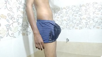 Preview 1 of Biig Fuck - solo indian guy masturbates after taking shower