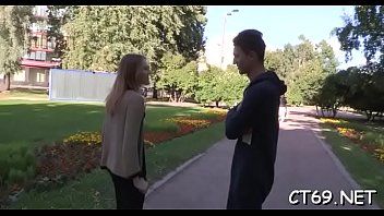 Preview 1 of Gyh Sex - Legal age teenager lady bows down in order to receive a hot fucking action
