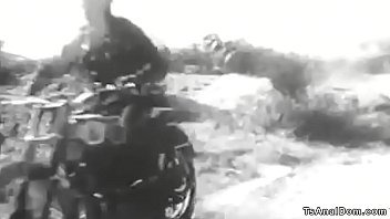 Preview 1 of Mia Khalfa Six Xxx - Tranny biker anal toys muscled male