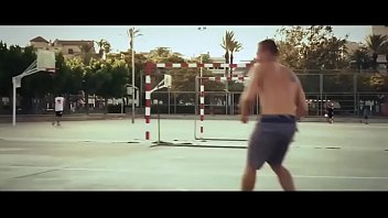 Preview 1 of Ig Vs Small - Two nasty football fan babes shares a palyers cock