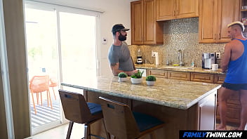 Preview 2 of Chaina Sex Girl Small - FamilyTwink - Visiting My Best Friend and his Stepdad in the Summer House