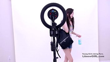 Preview 1 of Sasha Foxx Tickled - Cute teen fucked at photoshoot