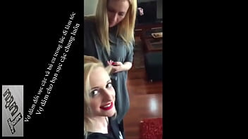 Preview 1 of Lose Vergnality - Sock and Blow job at hair style shop