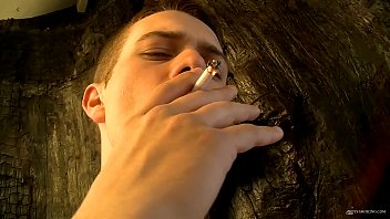 Preview 2 of Asian French Porn Actress - Young gay Chris Porter doggystyled after smoking and BJ