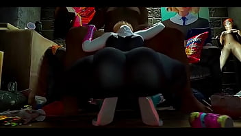 Preview 4 of Aaleeyah Petty - Gwen aranha pagando um boquete